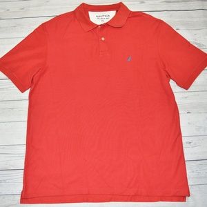 Mens X-Large NAUTICA Polo Deck Shirt Salmon Pink